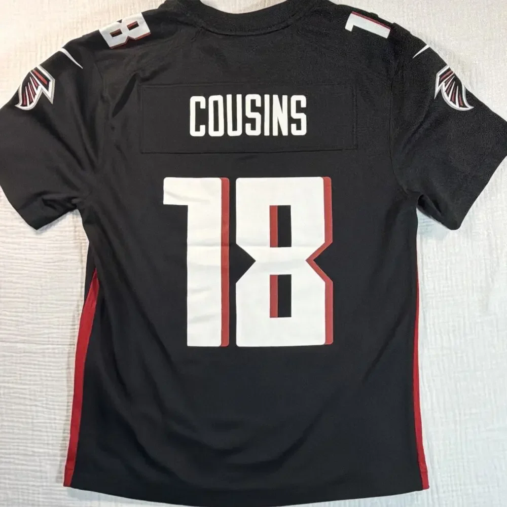 Atlanta Falcons Nike On Field NFL Kirk Cousins #18 Jersey Youth Medium M Black